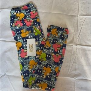 LuLaRoe OS 72 Disney Mickey Mouse Leggings